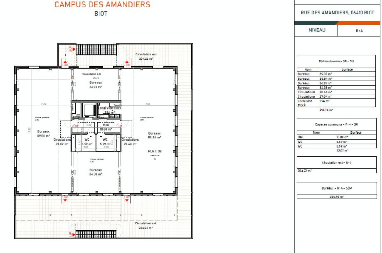 Bureau Biot 1656m² Vente bureau Biot Alpes-Maritimes OVBUR2421491 23